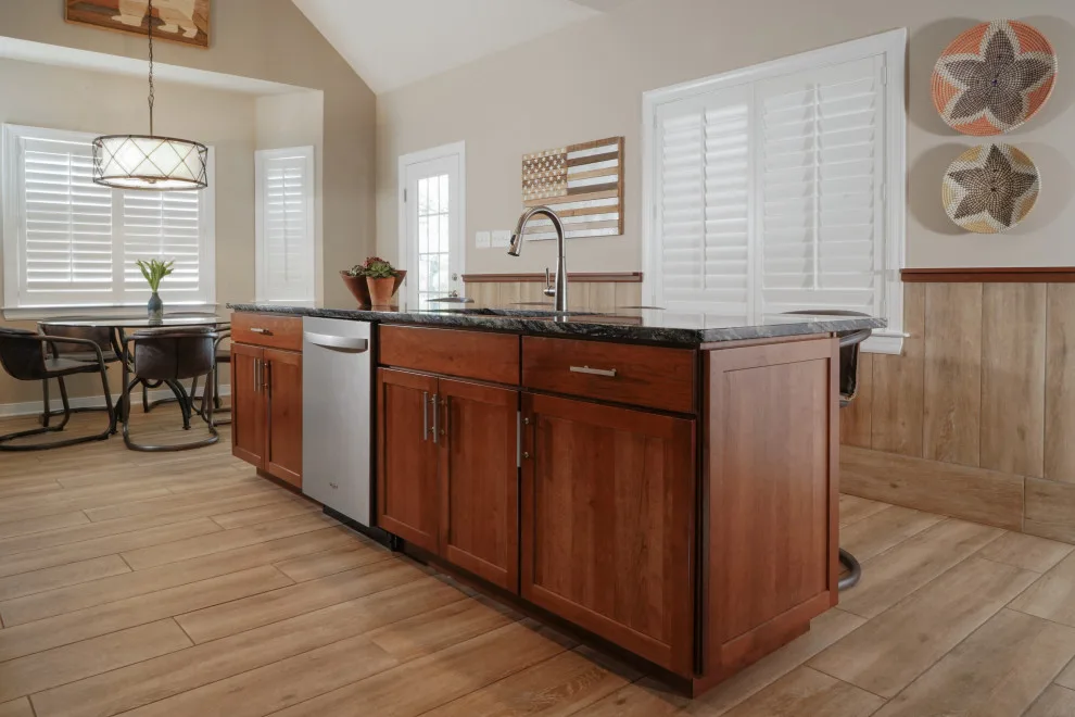 Bone Kitchen Renovation and Fireplace by Griffin Customs, LLC - Photo 15
