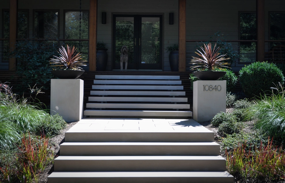 Modern Entryway by McCullough's Landscape & Nursery - Photo 3