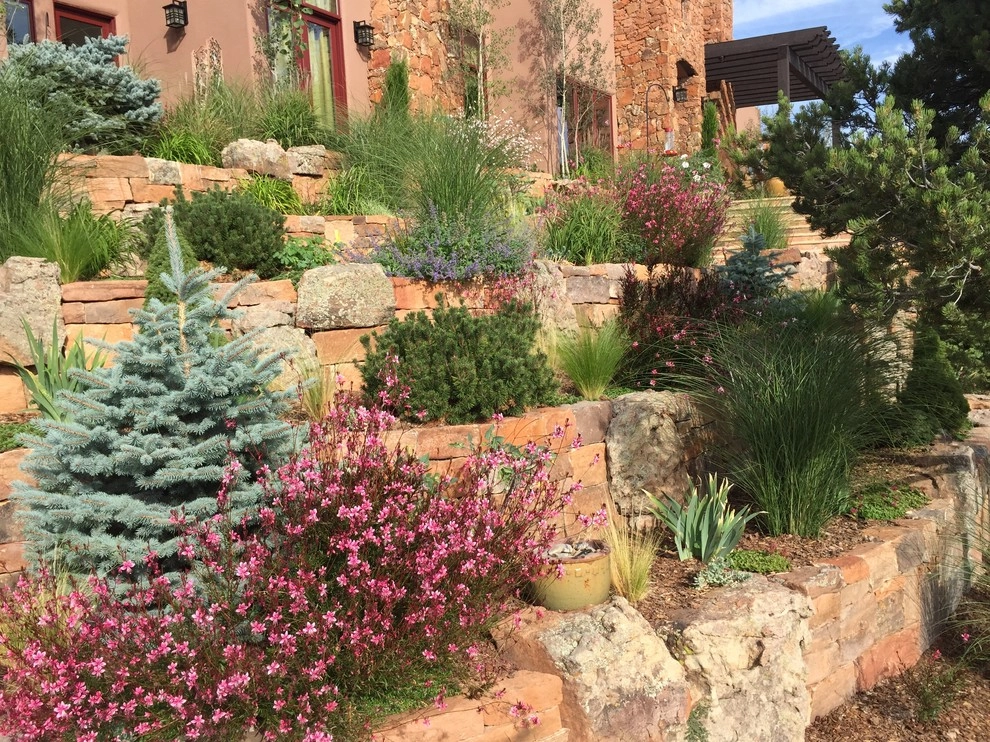 Tesuque hillside terrace by McCumber Fine Gardens - Photo 6