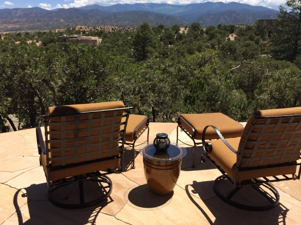Tesuque hillside terrace by McCumber Fine Gardens - Photo 15