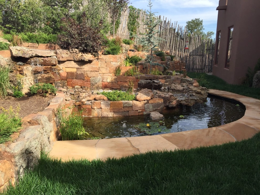 Tesuque hillside terrace by McCumber Fine Gardens - Photo 9