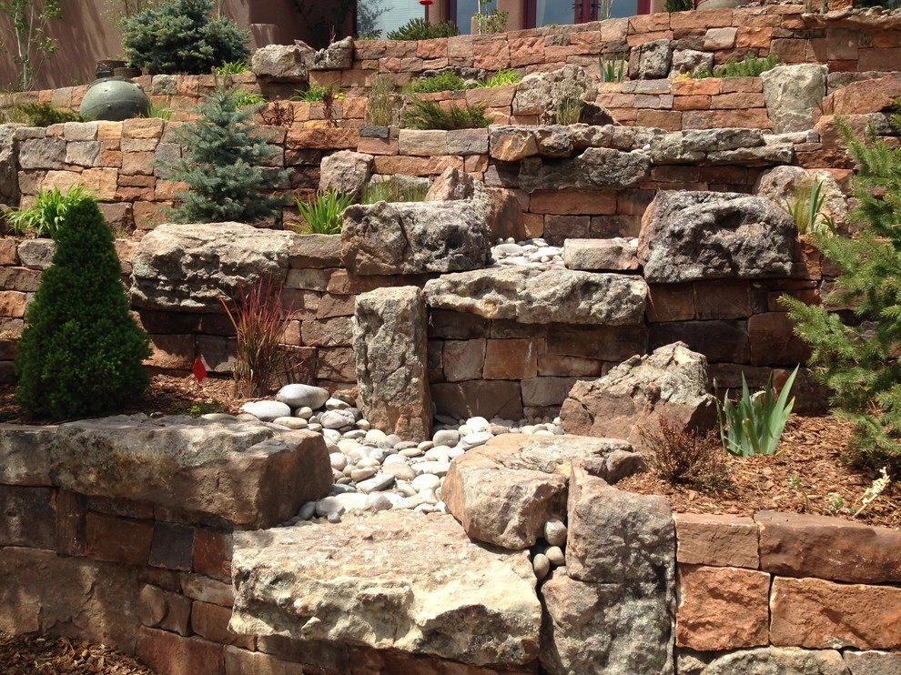 Tesuque hillside terrace by McCumber Fine Gardens - Photo 5
