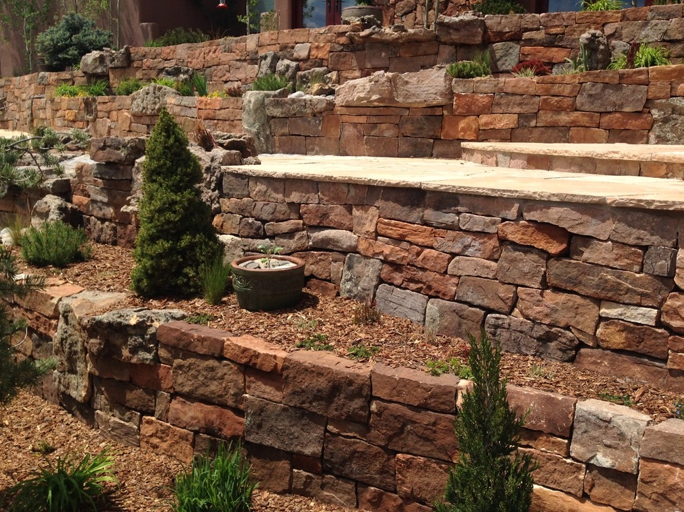 Tesuque hillside terrace by McCumber Fine Gardens - Photo 8