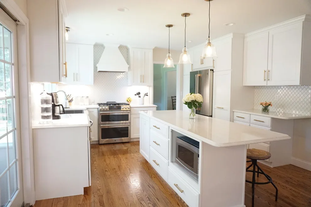 Luminous White Kitchen Renovation by Affordable Kitchens & Baths - Photo 8