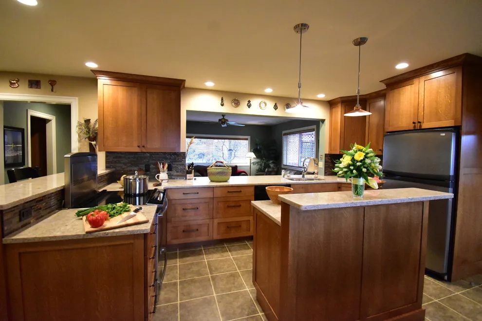Chocolate-colored kitchen by Porter & Sons Construction - Photo 3