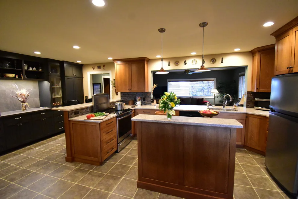 Chocolate-colored kitchen by Porter & Sons Construction - Photo 2
