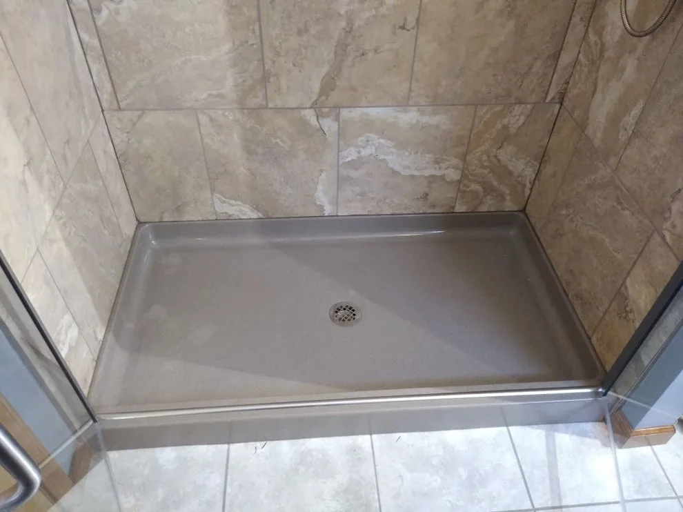 Tan Shower Tile by Country Gentlemen Kitchen & Bathroom Remodeling - Photo 2