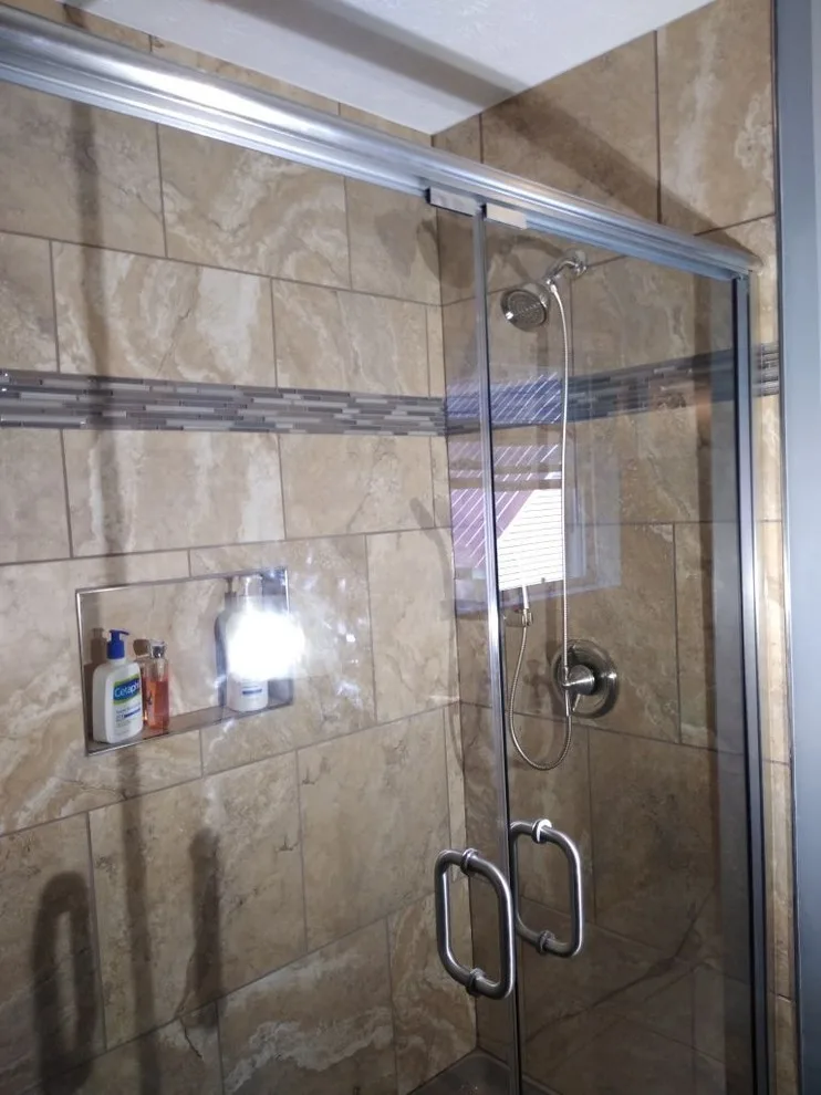 Tan Shower Tile by Country Gentlemen Kitchen & Bathroom Remodeling - Photo 4