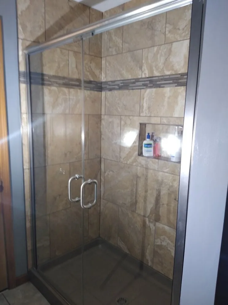 Tan Shower Tile by Country Gentlemen Kitchen & Bathroom Remodeling - Photo 6