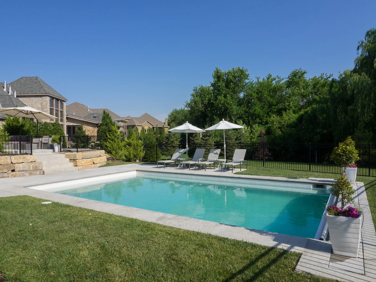 Clean Contemporary Pool Design in Overland Park by Meier Landscape Architecture - Photo 11