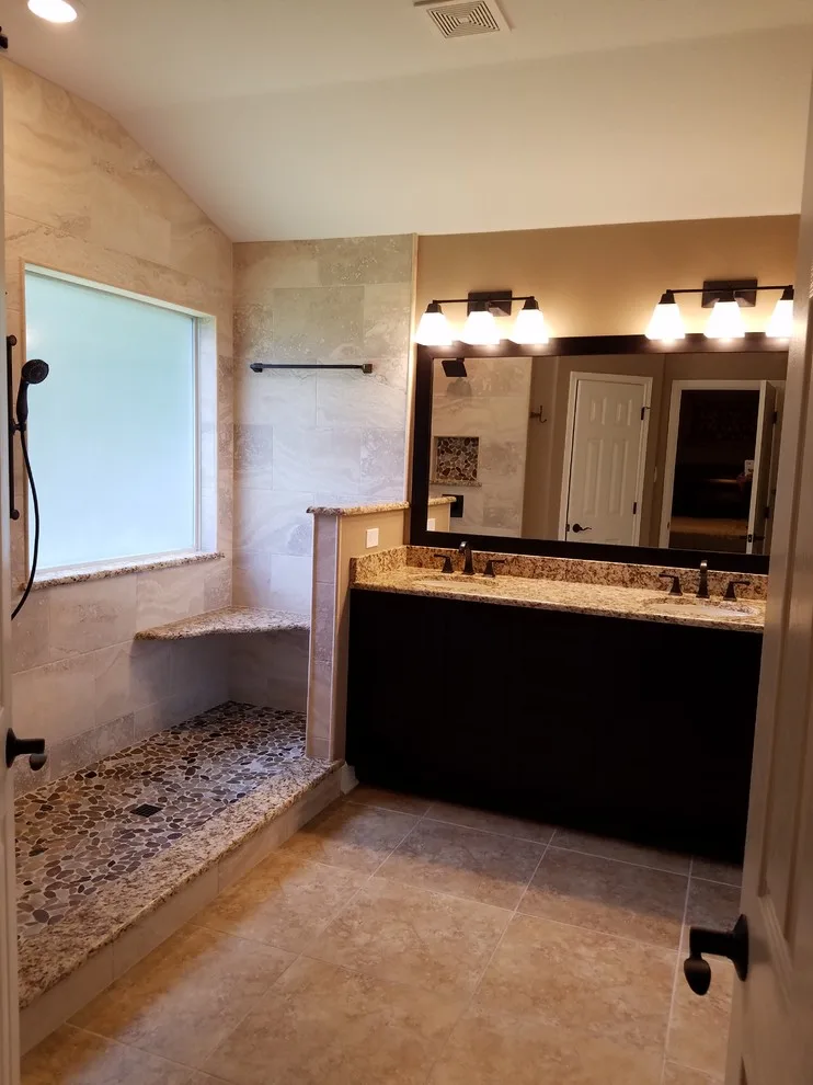Bucur spacious master bath shower by MHM Remodeling - Photo 5