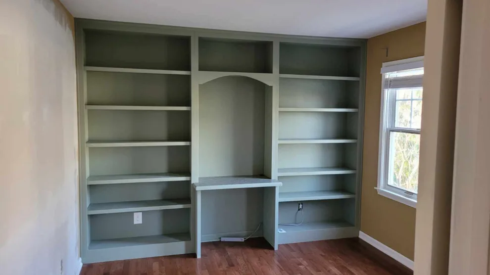 Integrated Bookcase Shelving by CLE Remodeling Company - Photo 2