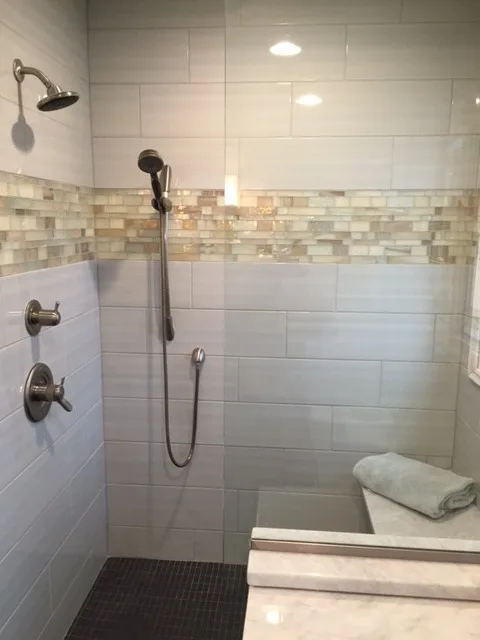 Bungalow Bathroom by Compass Design, LLC - Photo 7
