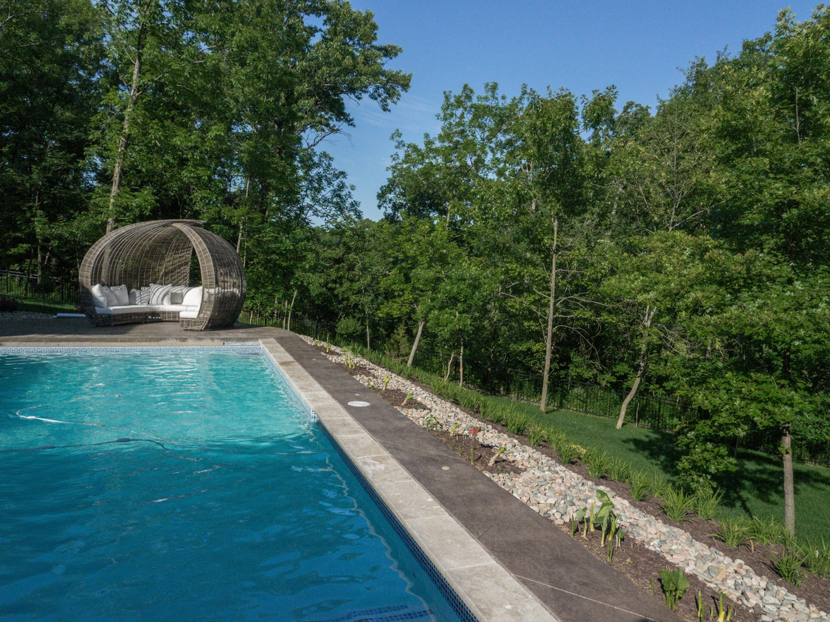 Relaxing Wooded Patio with Pool by Meier Landscape Architecture - Photo 5
