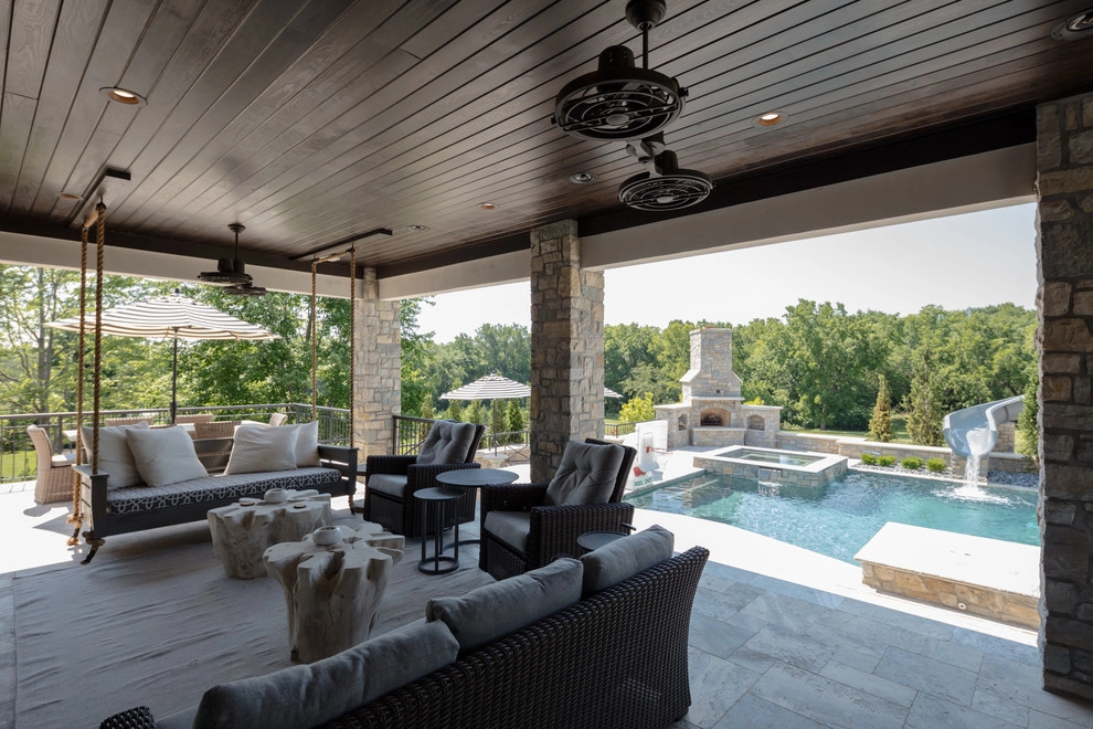 Luxury Transitional Estate Home by Meier Landscape Architecture - Photo 38