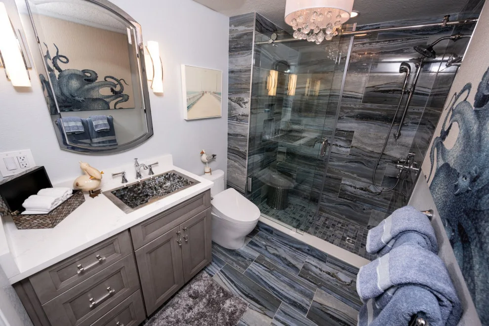 Distinctive St. Pete Bathroom Initiative by CMK Construction - Photo 2
