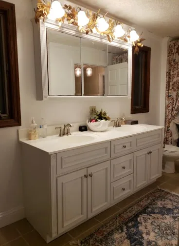Bathroom Renovation in the Bush by Hallowed Ground Home Improvement LLC - Photo 11