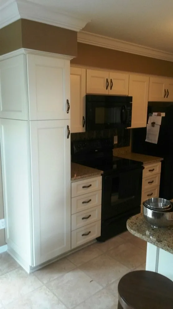 Bisque Cabinet Refacing by Kitchen Solvers Of Fort Wayne & Toledo - Photo 2