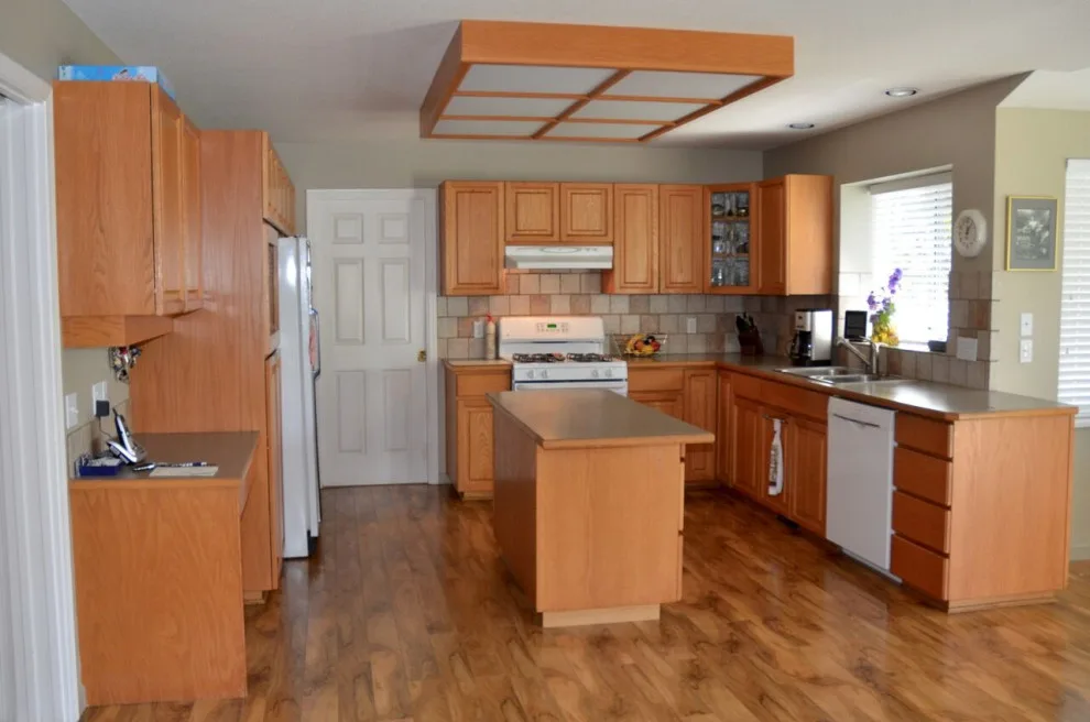 Maple Cabinet Refacing with Satin White Finish by Kitchen Solvers Of Grayslake - Photo 6