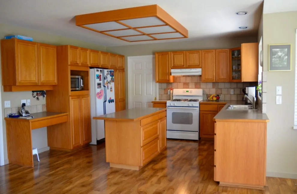 Maple Cabinet Refacing with Satin White Finish by Kitchen Solvers Of Grayslake - Photo 5
