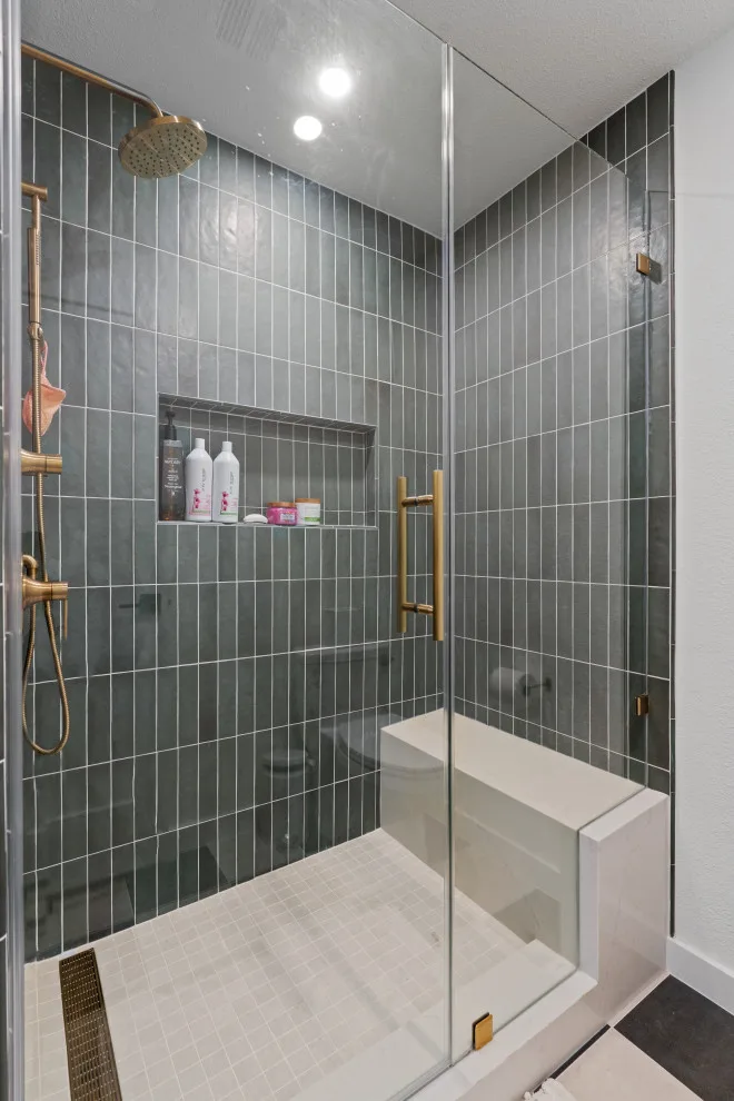 Serene Visitor Bathroom by LFM Construction & Remodeling - Photo 4
