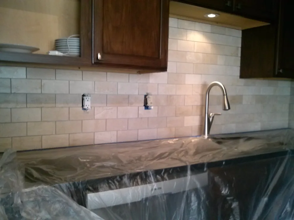 Fort Worth TX Natural Stone Backsplash by Old World Remodeling - Photo 3