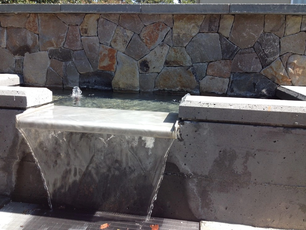 hillside courtyard rain garden by Merge Studio - Photo 2