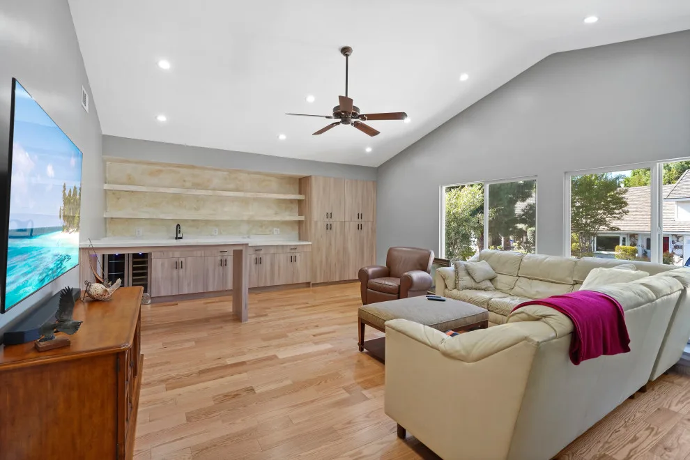 Long Beach, CA Office and Entertainment Room Renovation by Katz Design & Builders Inc. - Photo 4
