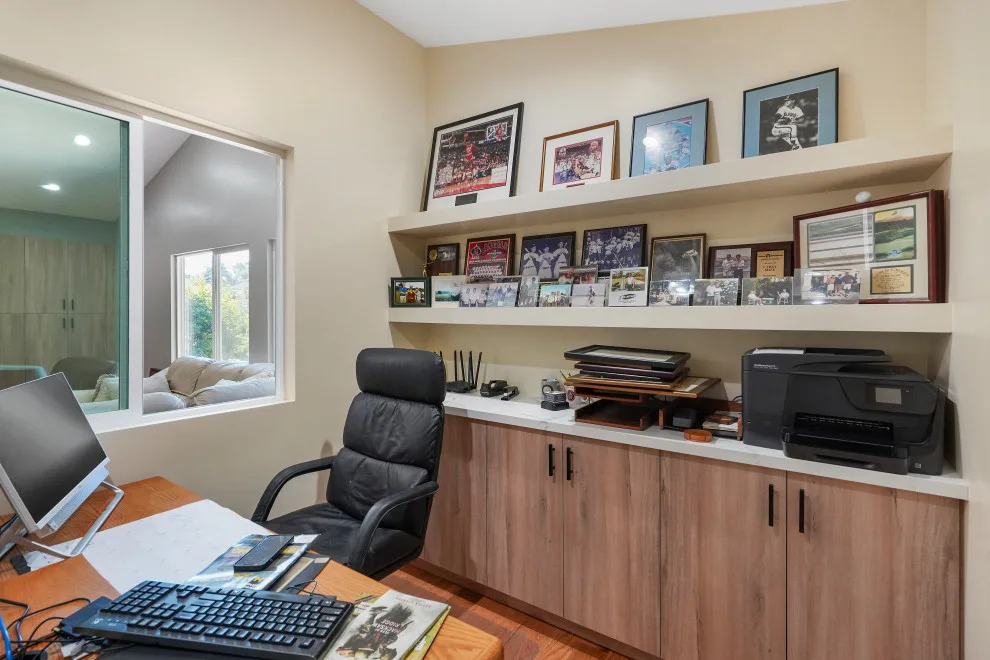 Long Beach, CA Office and Entertainment Room Renovation by Katz Design & Builders Inc. - Photo 5