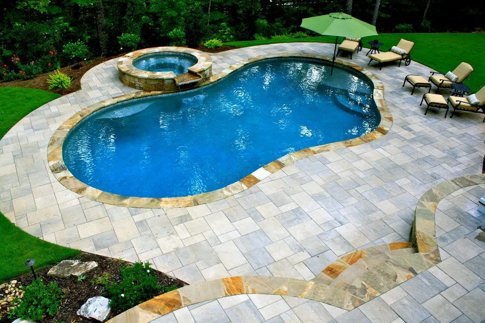 Milton Custom-Shaped Swimming Pool by Boyce Design + Build - Photo 6