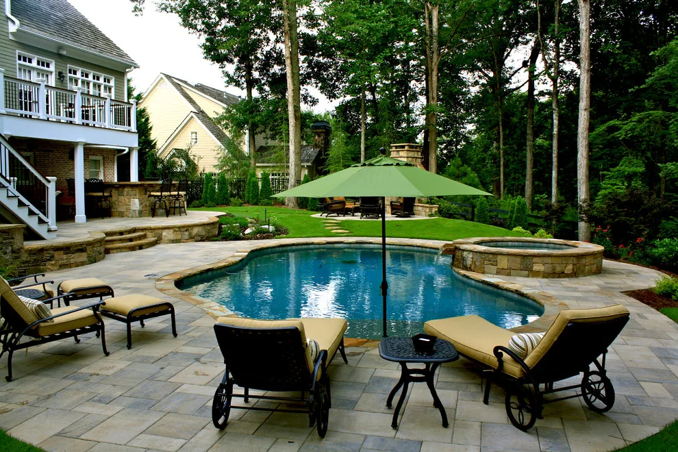 Milton Custom-Shaped Swimming Pool by Boyce Design + Build - Photo 8