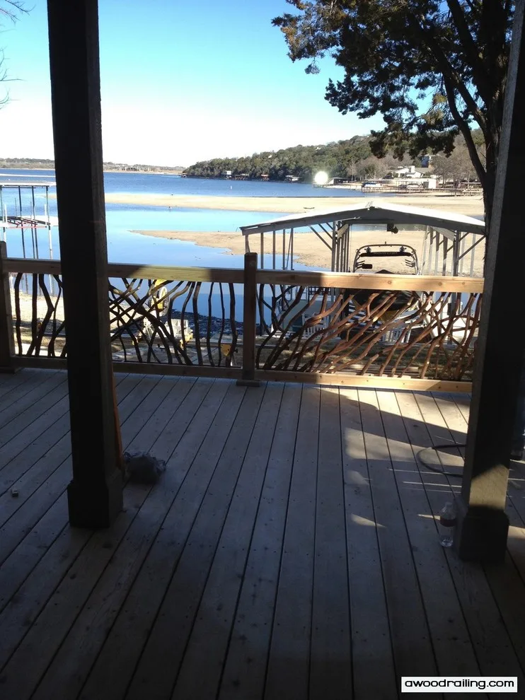 Texas Lake House Exterior Railings by Mountain Laurel Handrail - Photo 6