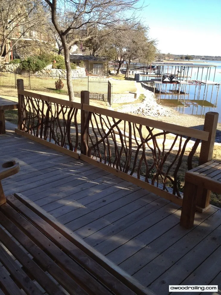 Texas Lake House Exterior Railings by Mountain Laurel Handrail - Photo 14