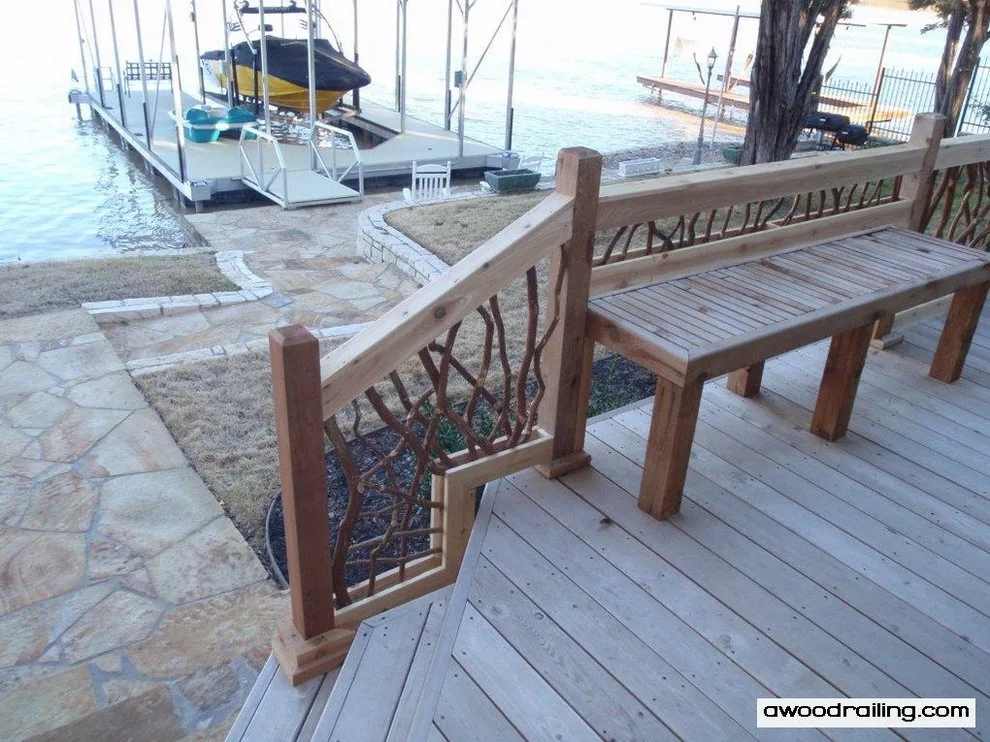 Texas Lake House Exterior Railings by Mountain Laurel Handrail - Photo 8