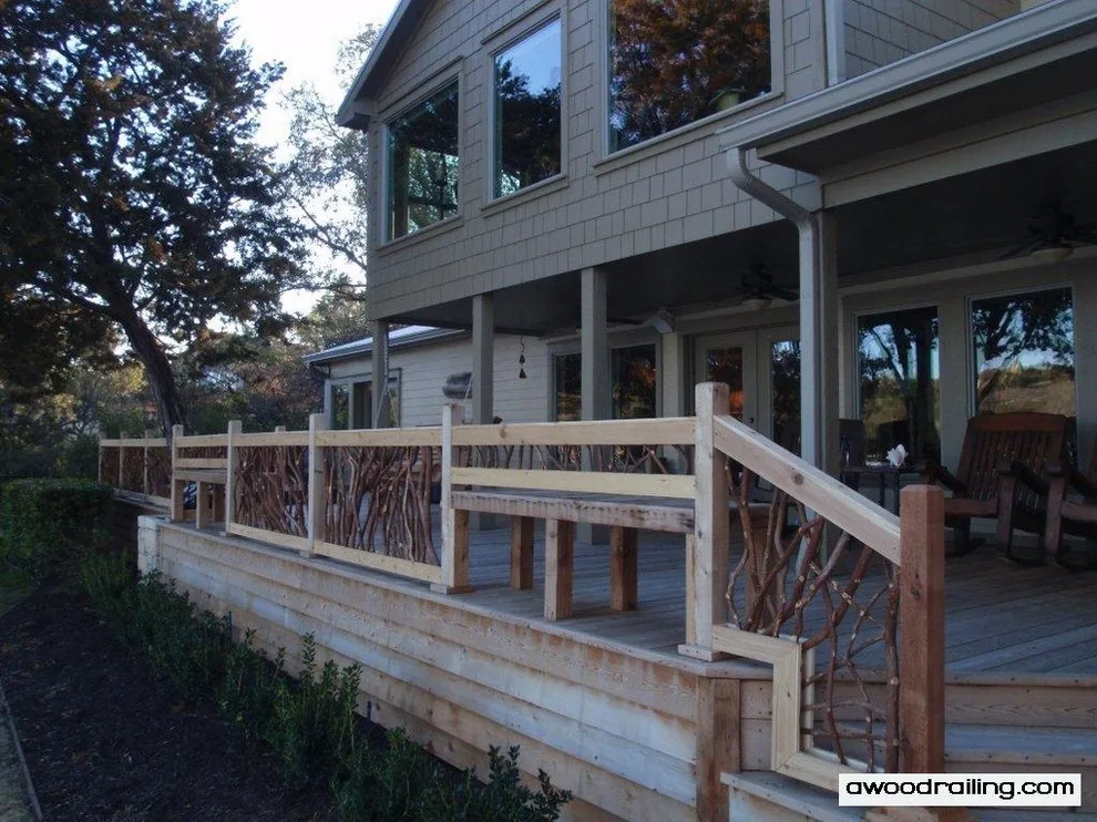 Texas Lake House Exterior Railings by Mountain Laurel Handrail - Photo 4