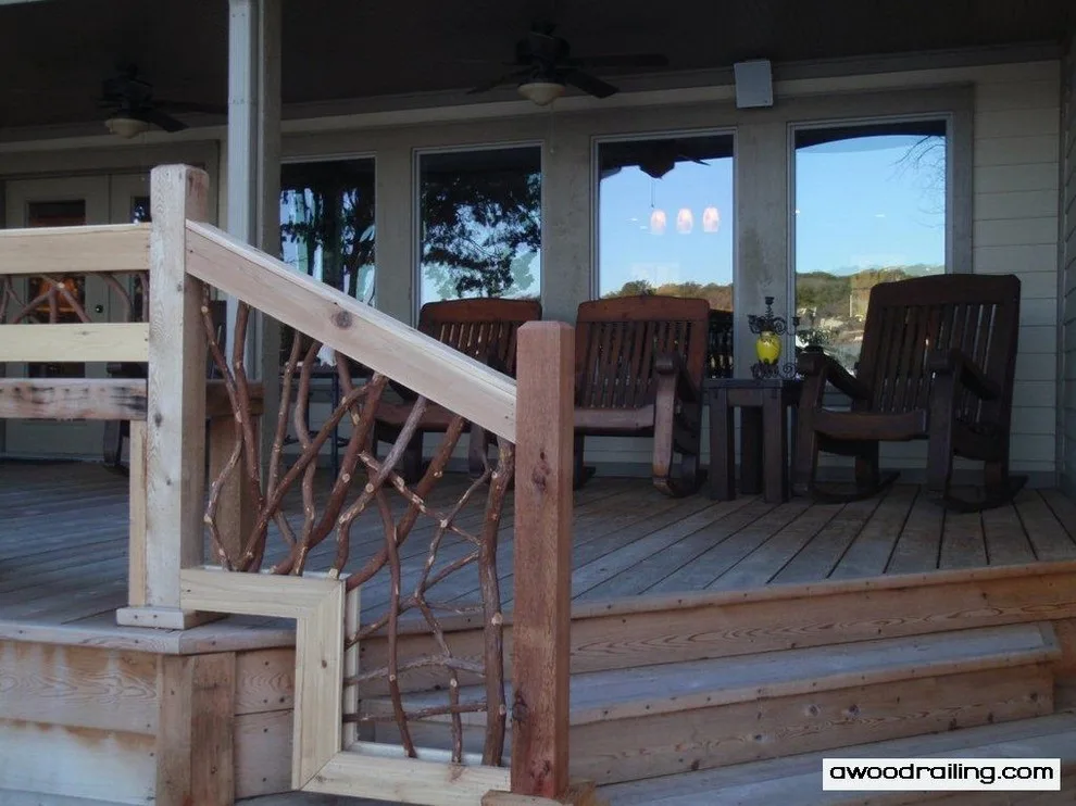 Texas Lake House Exterior Railings by Mountain Laurel Handrail - Photo 2