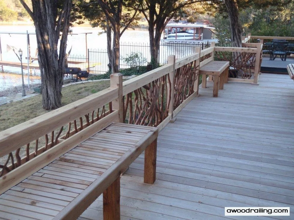 Texas Lake House Exterior Railings by Mountain Laurel Handrail - Photo 7