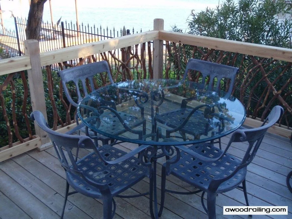 Texas Lake House Exterior Railings by Mountain Laurel Handrail - Photo 10