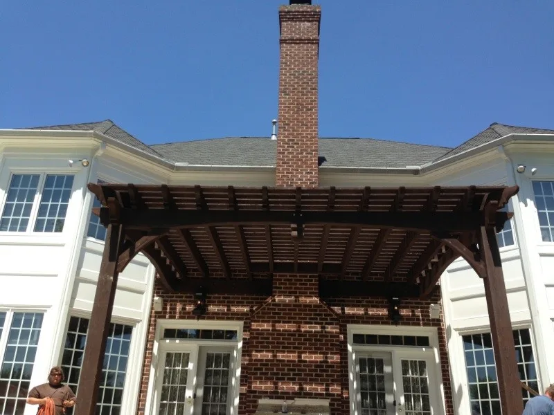 Western Wood Frame Arbor by Virginia Building And Remodeling - Photo 3