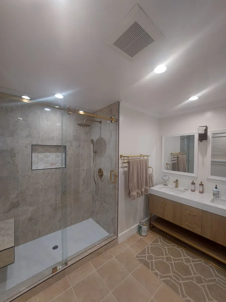 restroom renovation by US LA Home Remodeling Inc. - Photo 2