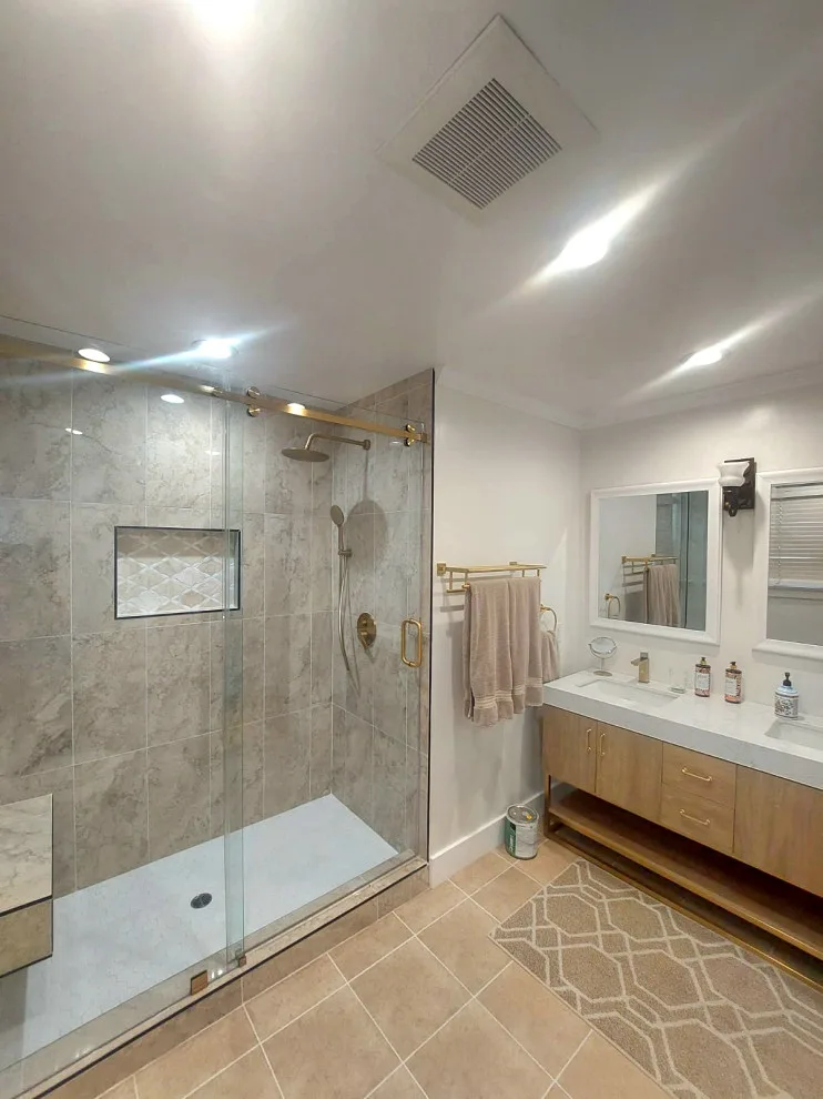 restroom renovation by US LA Home Remodeling Inc. - Photo 5