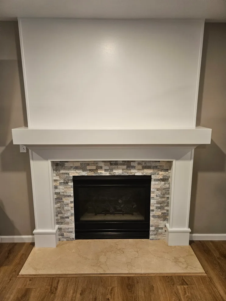 Fireplace Mantle Transformation by Next Project Renovations - Photo 5