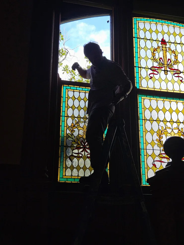 Stained Glass Window Repair by Kreega Construction - Photo 7