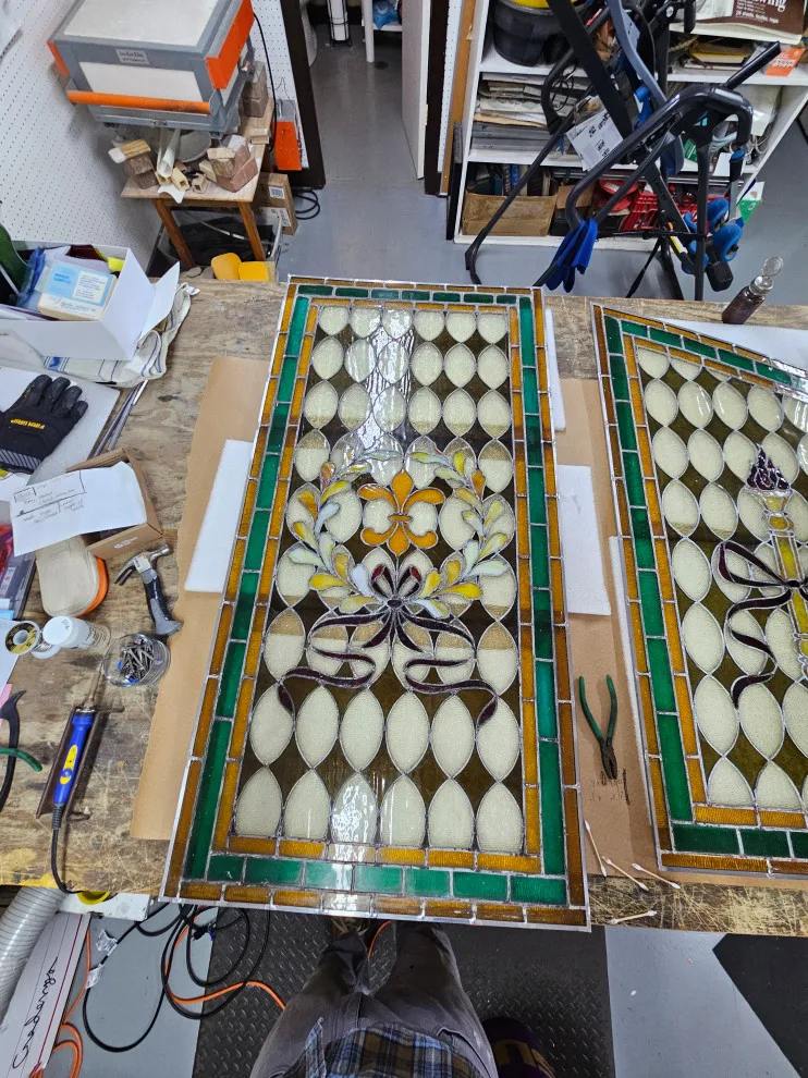 Stained Glass Window Repair by Kreega Construction - Photo 3