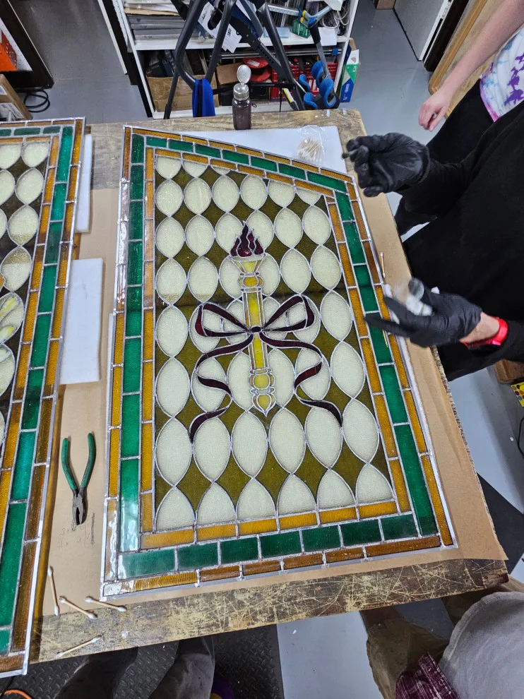 Stained Glass Window Repair by Kreega Construction - Photo 4