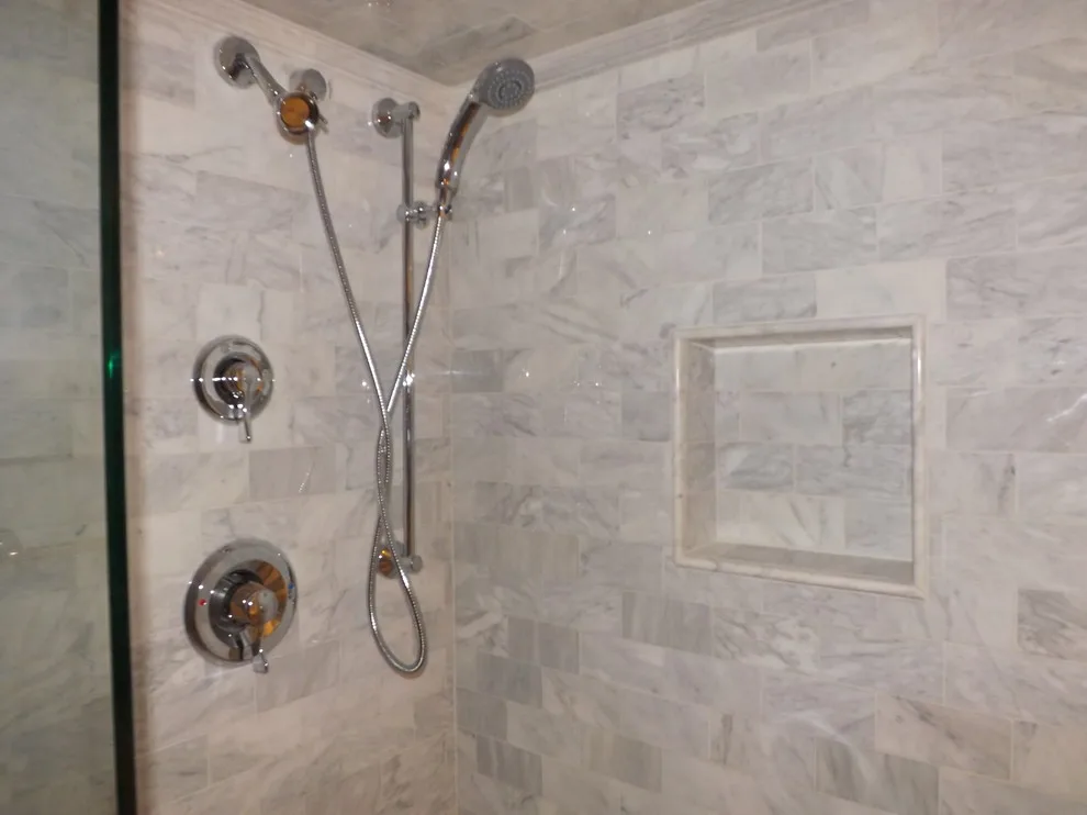 Carrera Marble Bath Renovation by Gesang Remodeling - Photo 3