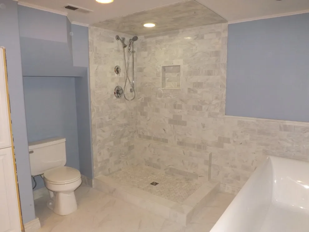 Carrera Marble Bath Renovation by Gesang Remodeling - Photo 6