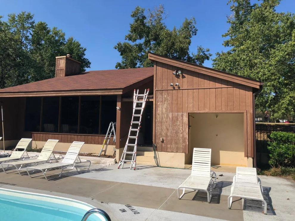 Pool House Renovation and Painting by Conservation Renovations Inc. - Photo 6