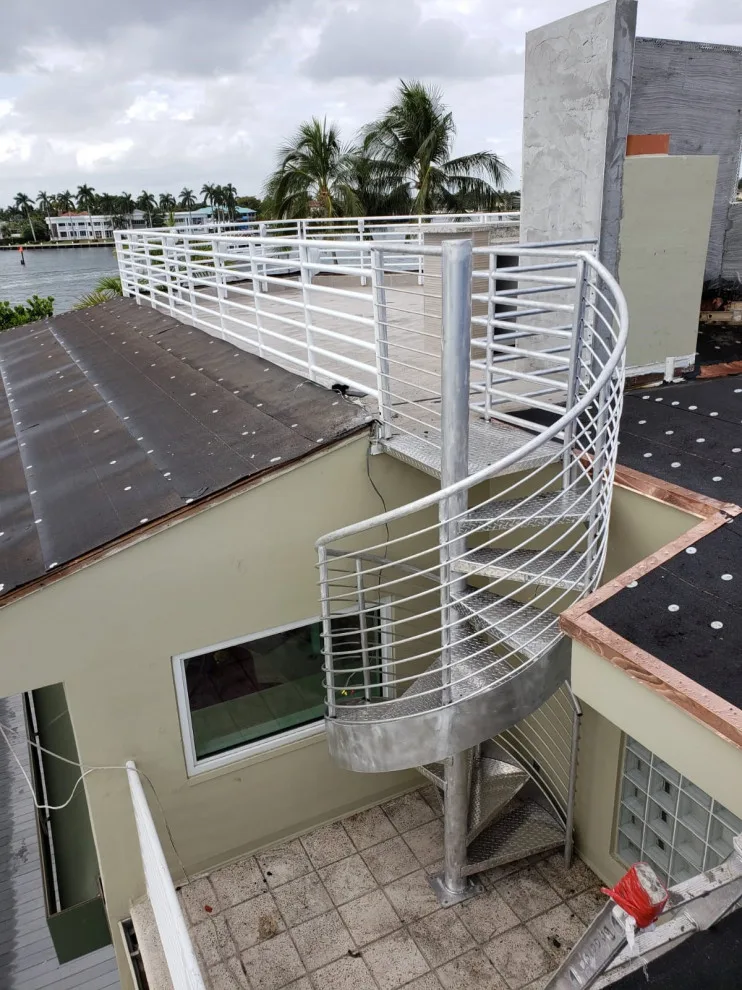 Metal Staircase Design and Construction by C4 Orion Construction - Photo 3
