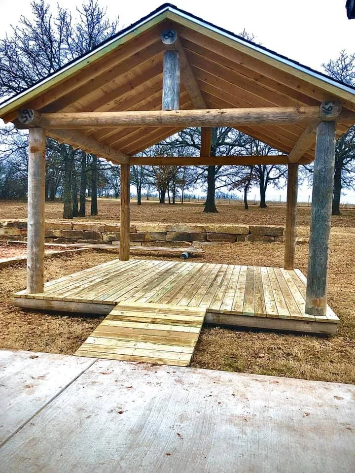 Outdoor Structures and Shelters by Red Rock Log Homes Of Oklahoma - Photo 7